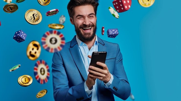 Antarmuka meja blackjack dengan chat langsung